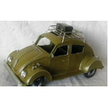12 Oz. Antique Model Volkswagen Beetle /Emerald Green (12.75"x7"x7.25")
